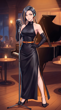 Jazz club, last song of the night